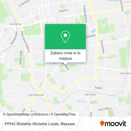 Mapa PPHU Wioletta Wioletta Lisiak