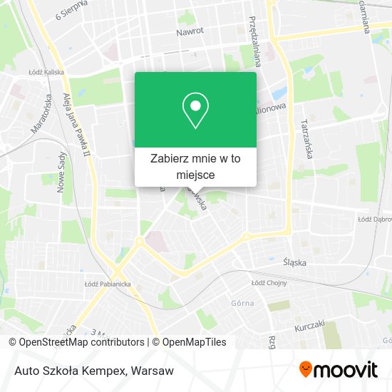 Mapa Auto Szkoła Kempex