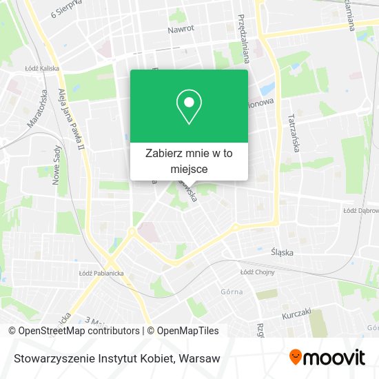 Mapa Stowarzyszenie Instytut Kobiet