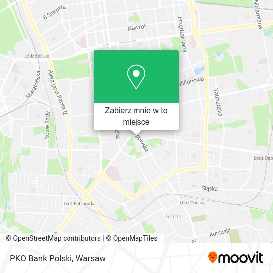 Mapa PKO Bank Polski