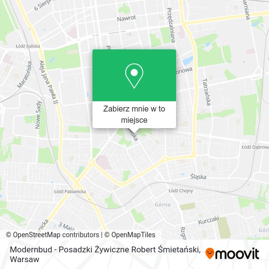 Mapa Modernbud - Posadzki Żywiczne Robert Śmietański