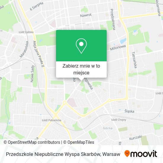 Mapa Przedszkole Niepubliczne Wyspa Skarbów