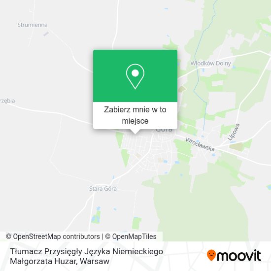 Mapa Tłumacz Przysięgły Języka Niemieckiego Małgorzata Huzar