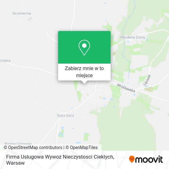 Mapa Firma Uslugowa Wywoz Nieczystosci Cieklych