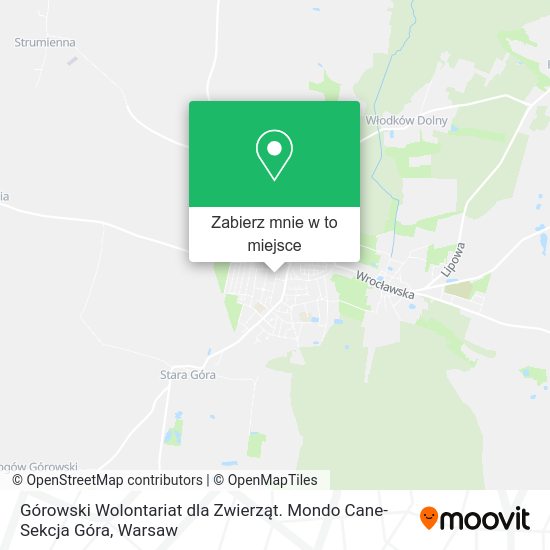 Mapa Górowski Wolontariat dla Zwierząt. Mondo Cane- Sekcja Góra