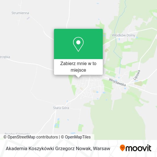 Mapa Akademia Koszykówki Grzegorz Nowak