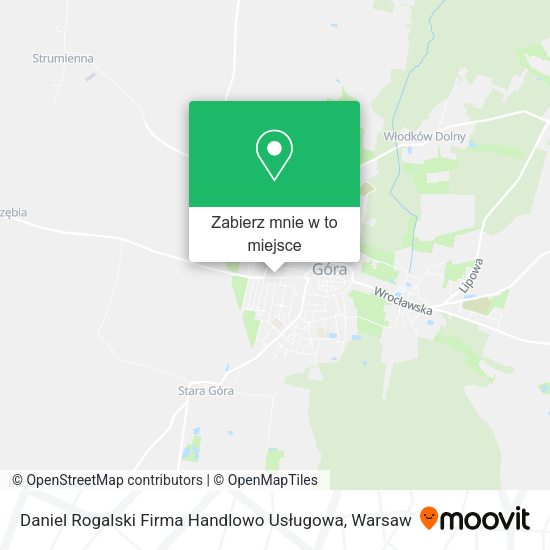 Mapa Daniel Rogalski Firma Handlowo Usługowa