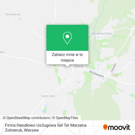 Mapa Firma Handlowo Us3ugowa Sel Tel Marzena Zolnieruk