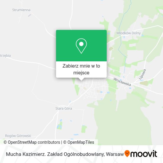 Mapa Mucha Kazimierz. Zakład Ogólnobudowlany