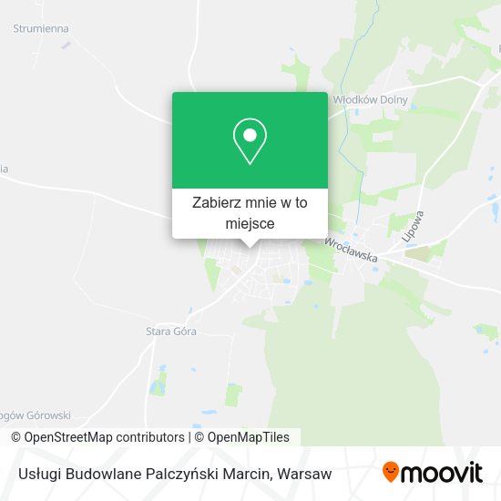 Mapa Usługi Budowlane Palczyński Marcin