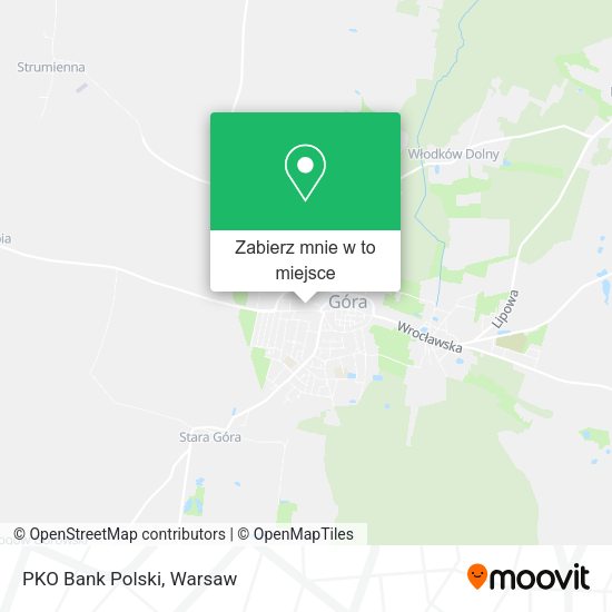 Mapa PKO Bank Polski