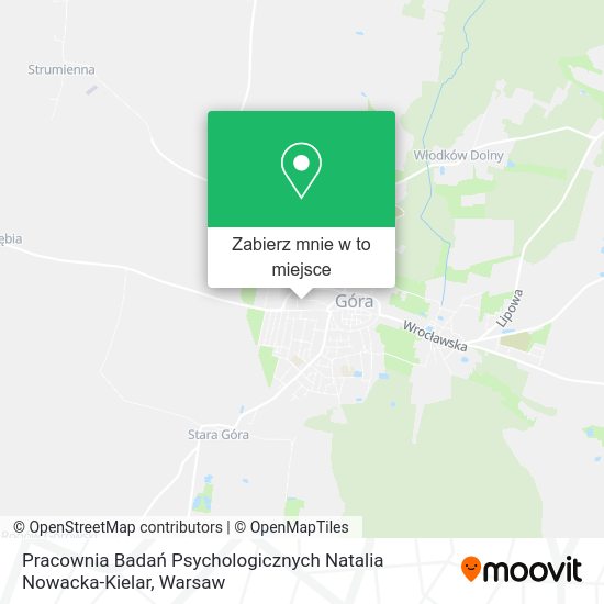 Mapa Pracownia Badań Psychologicznych Natalia Nowacka-Kielar