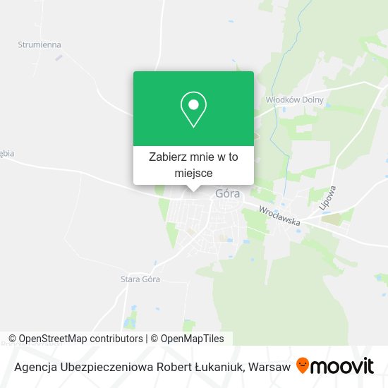 Mapa Agencja Ubezpieczeniowa Robert Łukaniuk