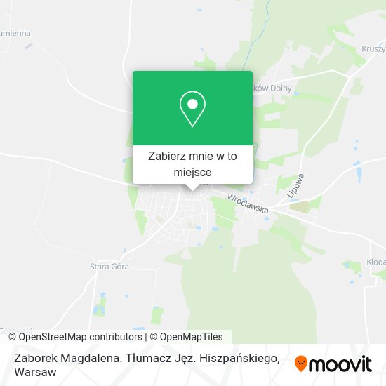 Mapa Zaborek Magdalena. Tłumacz Jęz. Hiszpańskiego