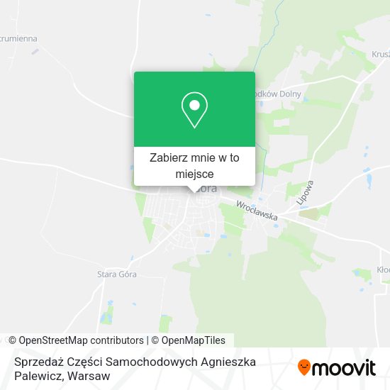 Mapa Sprzedaż Części Samochodowych Agnieszka Palewicz