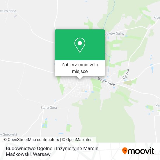 Mapa Budownictwo Ogólne i Inżynieryjne Marcin Maćkowski