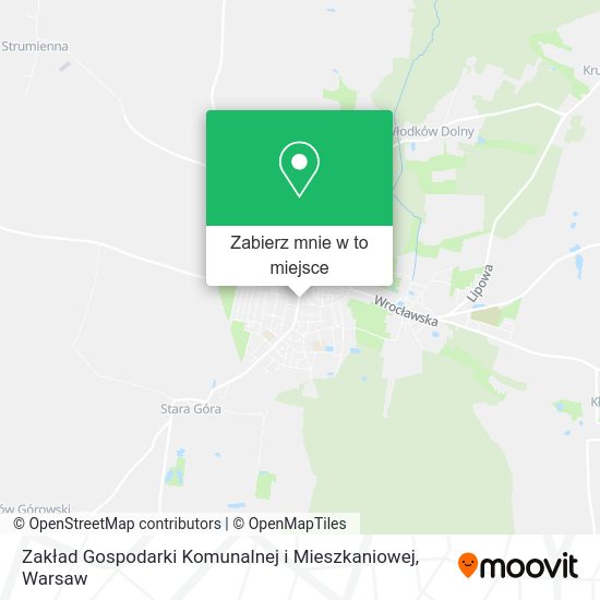 Mapa Zakład Gospodarki Komunalnej i Mieszkaniowej