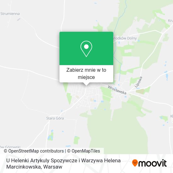 Mapa U Helenki Artykuly Spozywcze i Warzywa Helena Marcinkowska