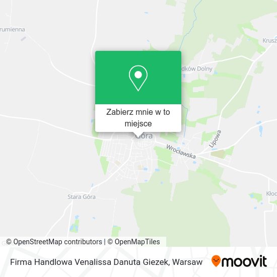 Mapa Firma Handlowa Venalissa Danuta Giezek