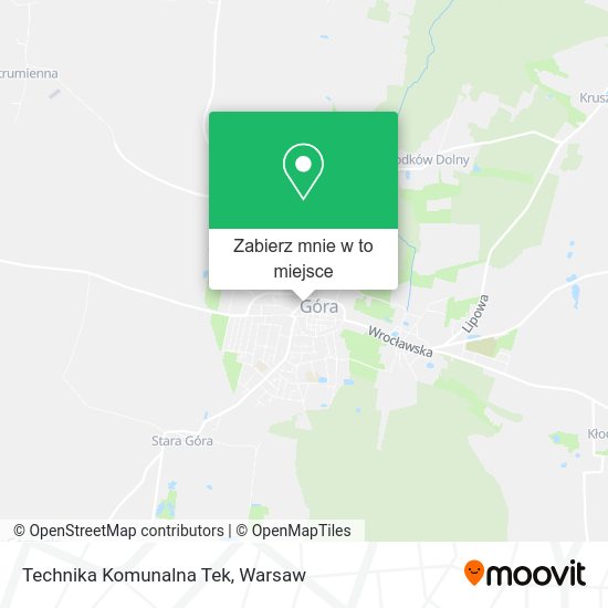 Mapa Technika Komunalna Tek