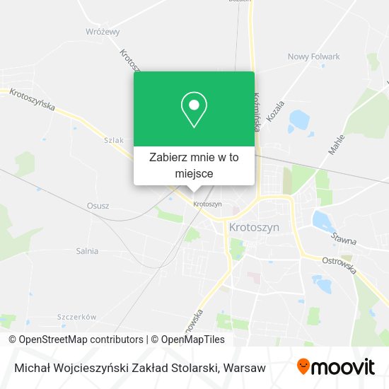 Mapa Michał Wojcieszyński Zakład Stolarski