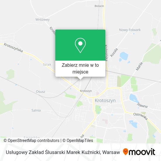 Mapa Usługowy Zakład Ślusarski Marek Kuźnicki