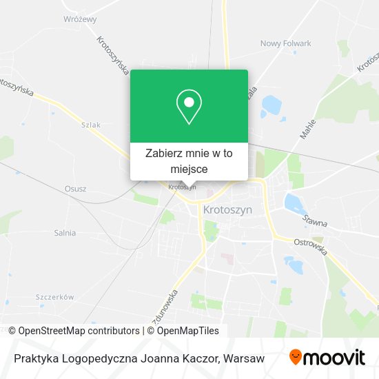 Mapa Praktyka Logopedyczna Joanna Kaczor