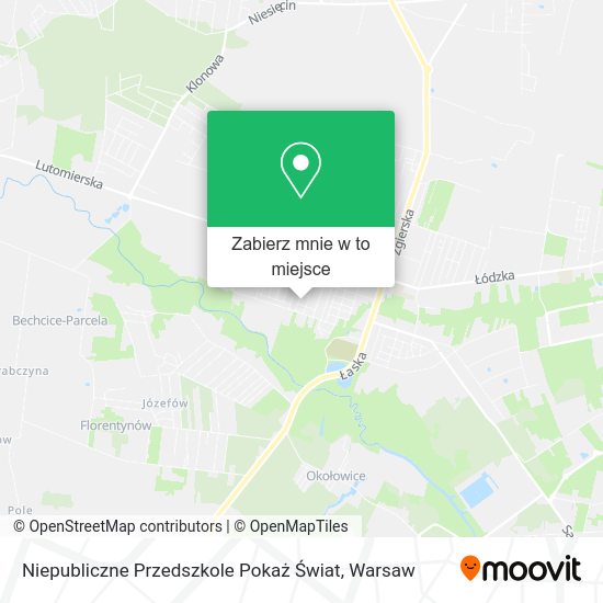 Mapa Niepubliczne Przedszkole Pokaż Świat