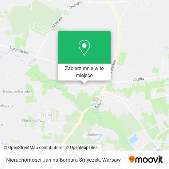 Mapa Nieruchomości Janina Barbara Smyczek