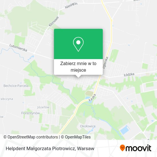 Mapa Helpdent Małgorzata Piotrowicz