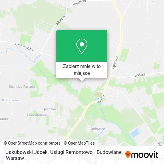 Mapa Jakubowski Jacek. Usługi Remontowo - Budowlane