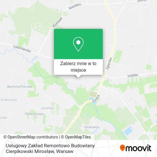 Mapa Usługowy Zakład Remontowo Budowlany Cierpikowski Mirosław