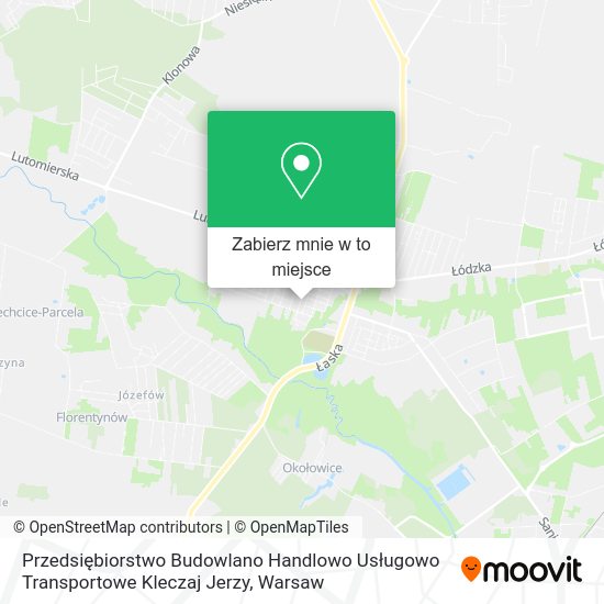 Mapa Przedsiębiorstwo Budowlano Handlowo Usługowo Transportowe Kleczaj Jerzy