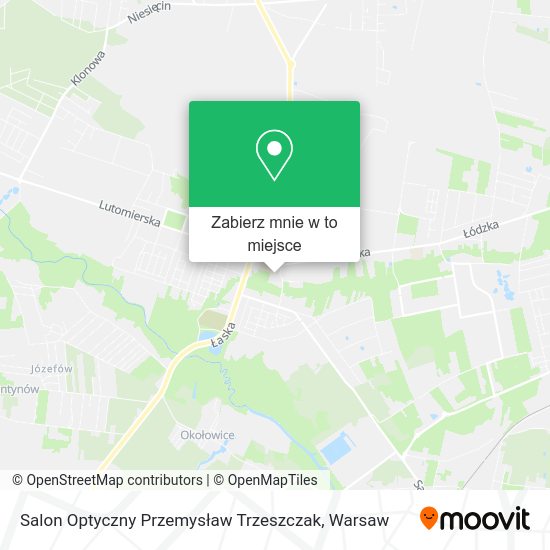 Mapa Salon Optyczny Przemysław Trzeszczak