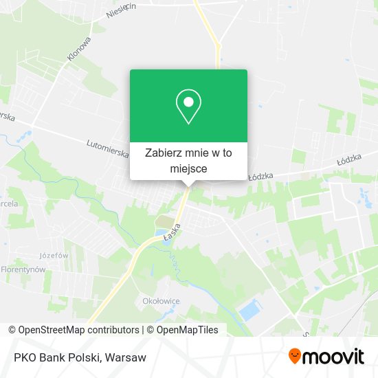 Mapa PKO Bank Polski