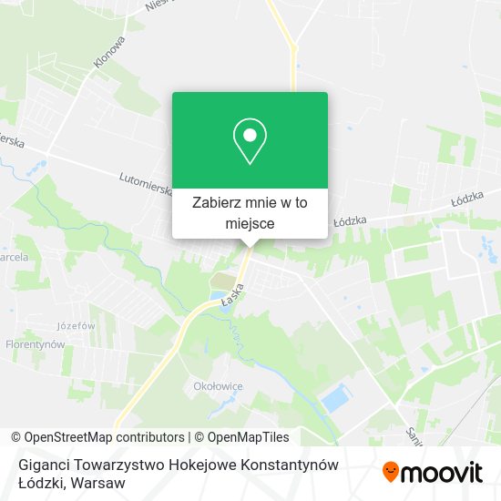 Mapa Giganci Towarzystwo Hokejowe Konstantynów Łódzki