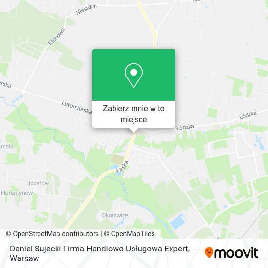 Mapa Daniel Sujecki Firma Handlowo Usługowa Expert