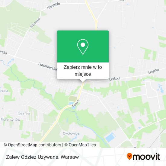 Mapa Zalew Odziez Uzywana