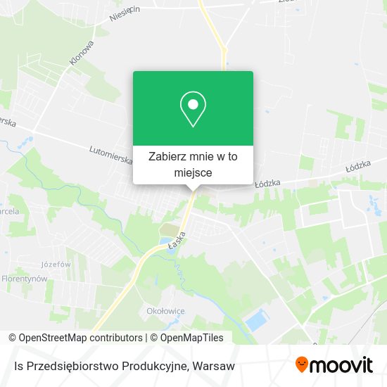 Mapa Is Przedsiębiorstwo Produkcyjne