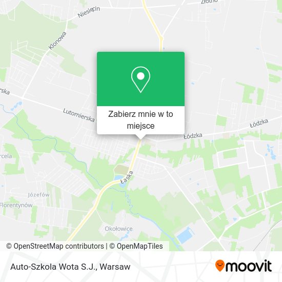 Mapa Auto-Szkola Wota S.J.