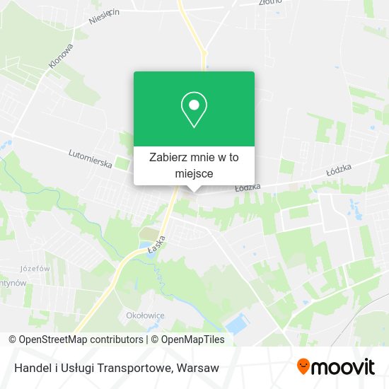 Mapa Handel i Usługi Transportowe