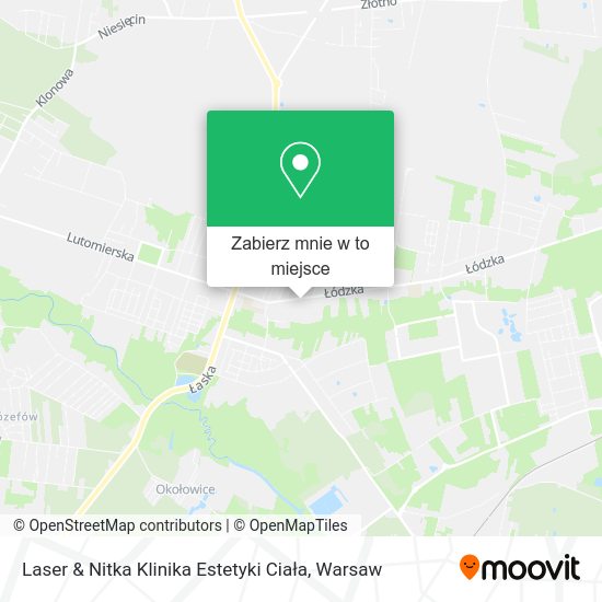 Mapa Laser & Nitka Klinika Estetyki Ciała