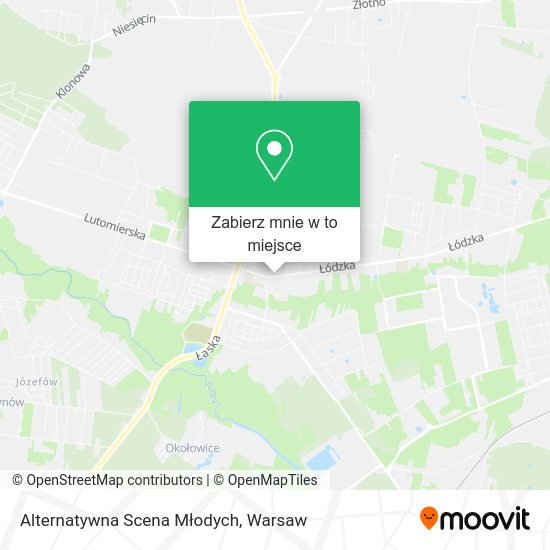 Mapa Alternatywna Scena Młodych