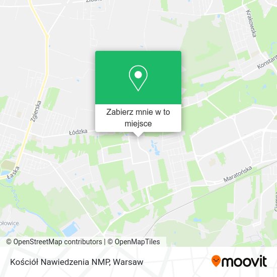 Mapa Kościół Nawiedzenia NMP