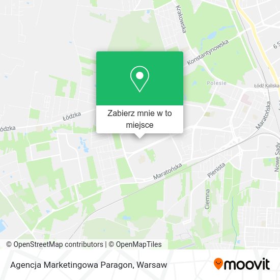 Mapa Agencja Marketingowa Paragon