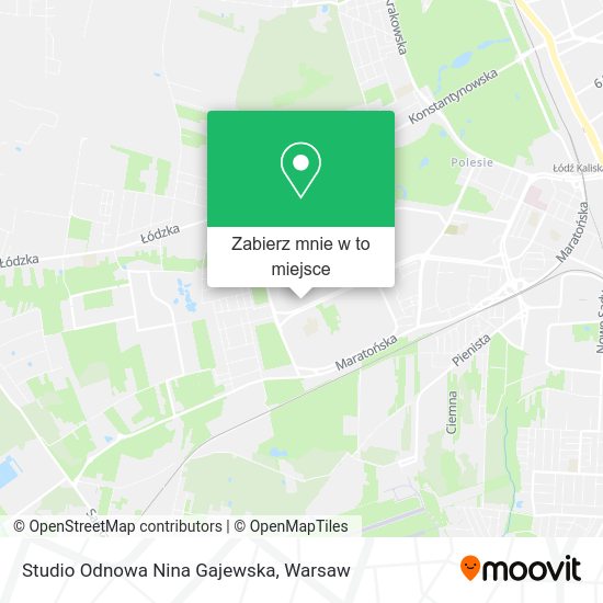 Mapa Studio Odnowa Nina Gajewska