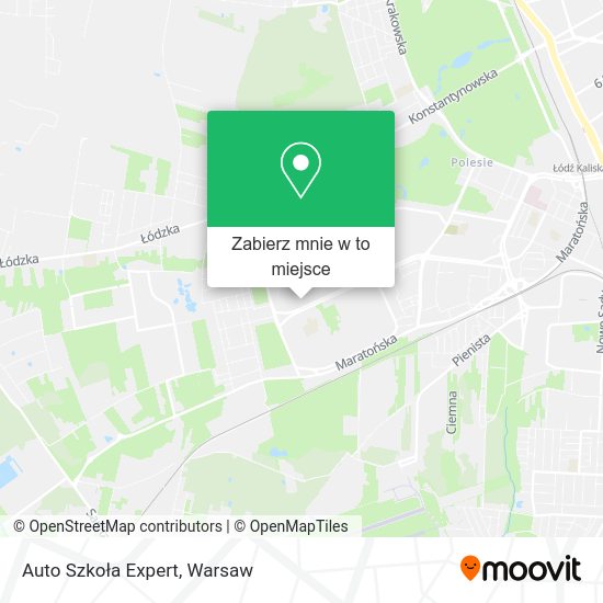 Mapa Auto Szkoła Expert