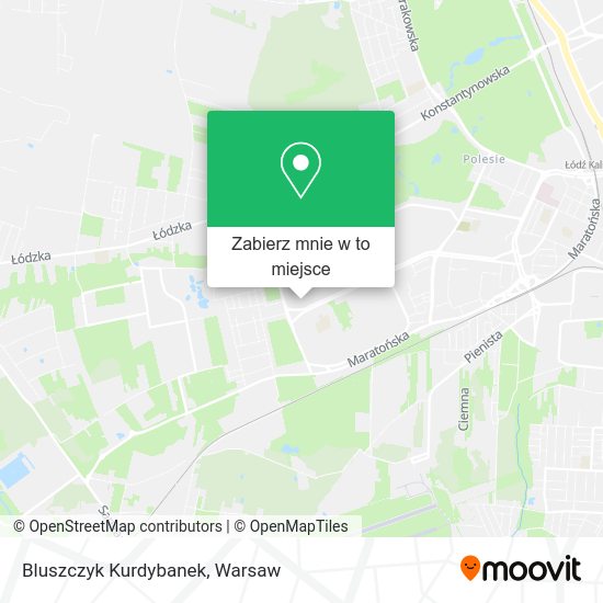 Mapa Bluszczyk Kurdybanek