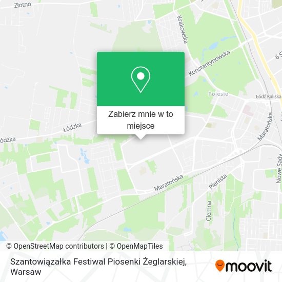 Mapa Szantowiązałka Festiwal Piosenki Żeglarskiej