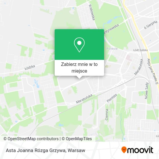 Mapa Asta Joanna Rózga Grzywa